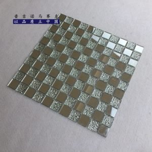 Gold-Tint Glass Mosaic Tile