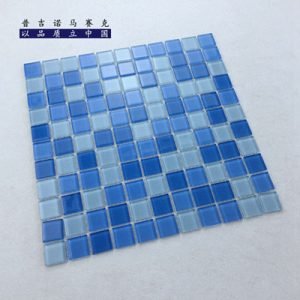 Light & Deep Blue Crystal Mosaic for Walls and Floors