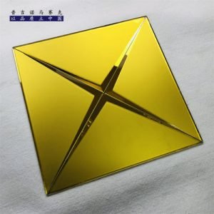 Triangular Glass Mirror Wall Tile