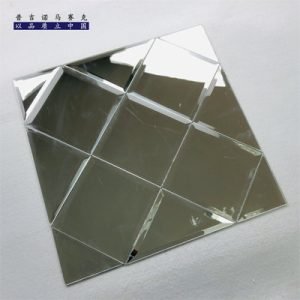 Black Glass Mirror Mosaic Tile