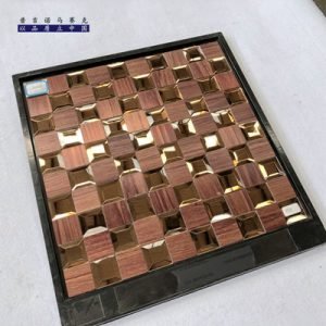 Seamless Adhesive Aluminum Tile for Kitchen and Bathroom Walls