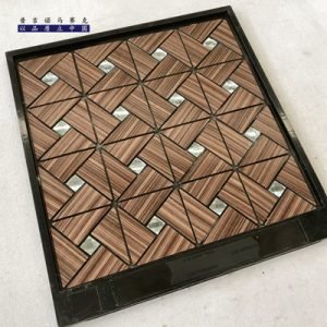 Self-adhesive tile for kitchen TV background wall metal aluminum-plastic board Mosaic wall for waterproof KVT decoration