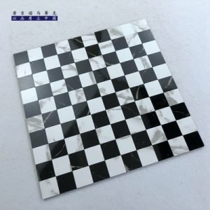 Black and white aluminum-plastic panel Mosaic tile