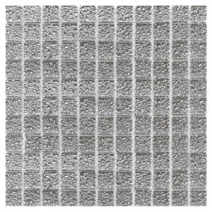 CM-009 Silver Self-Adhesive Glass Mosaic Tile