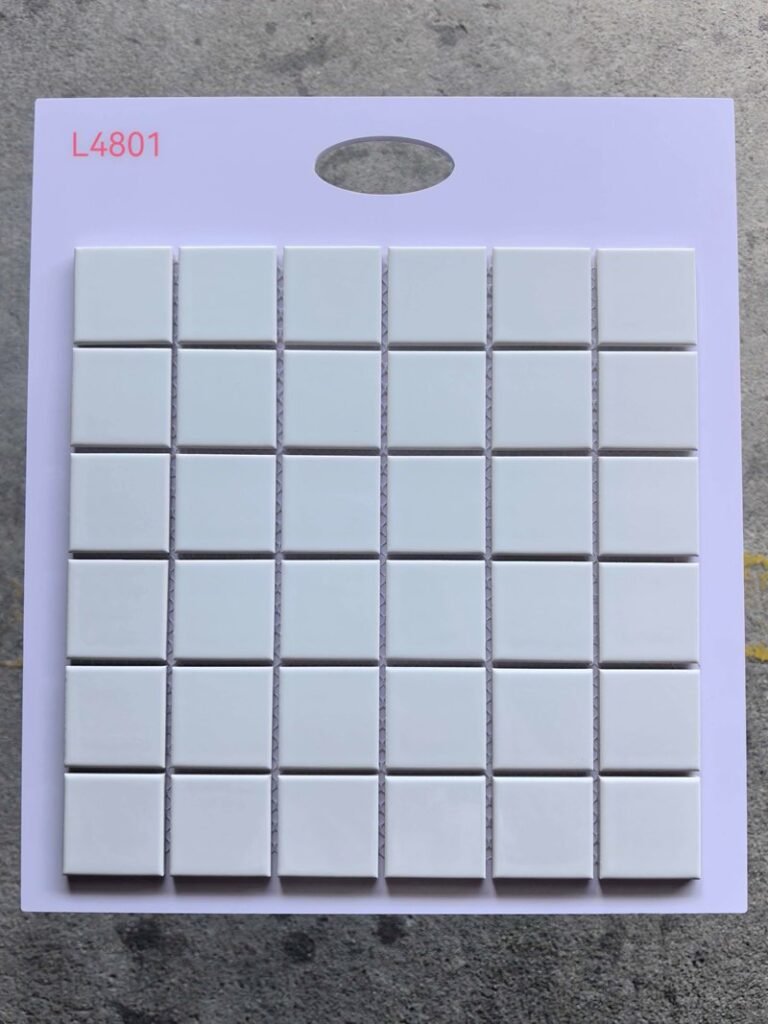 CM-CE-002 Light Grey Ceramic Mosaic Tile mosaic tile