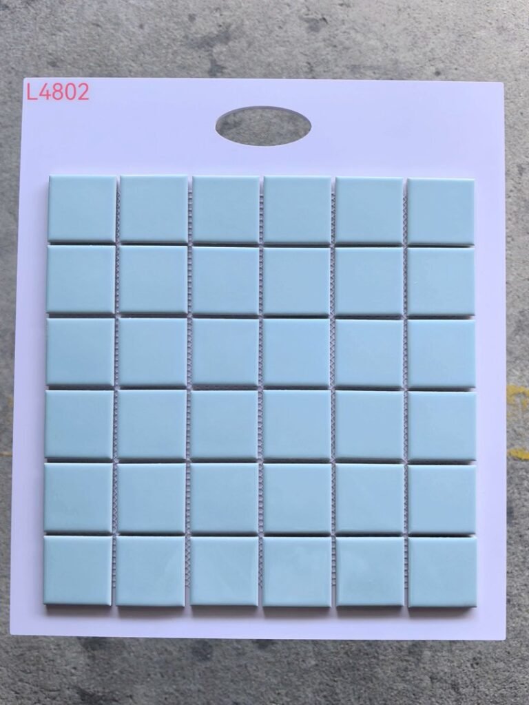 CM-CE-003 Pale Blue Ceramic Mosaic Tile mosaic tile