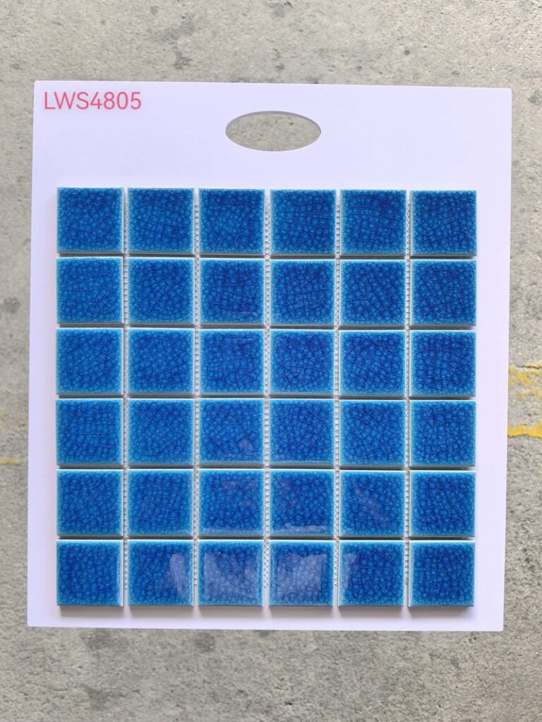 CM-CE-031 Deep Blue Ceramic Mosaic Tile mosaic tile