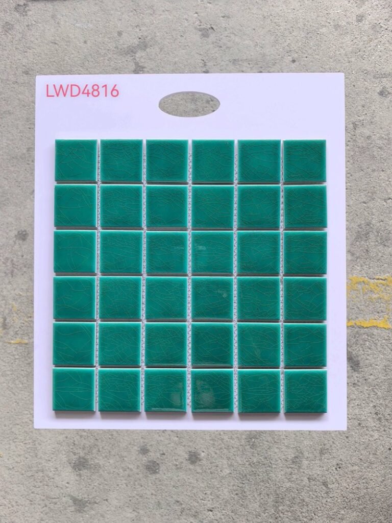CM-CE-045 Forest Green Ceramic Mosaic Tile mosaic tile