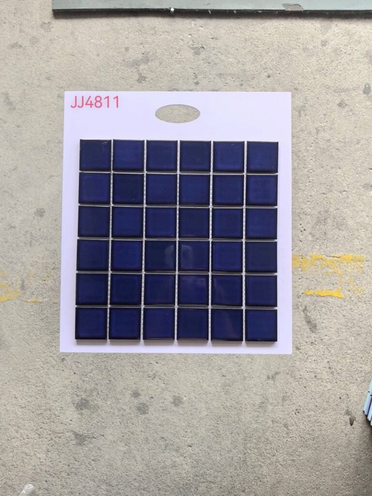 CM-CE-049 Deep Blue Ceramic Mosaic Tile mosaic tile