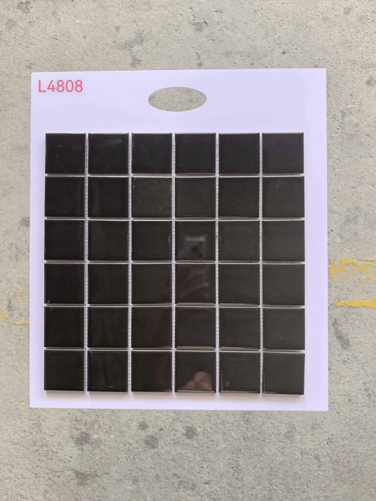CM-CE-054 Black Ceramic Mosaic Tile mosaic tile