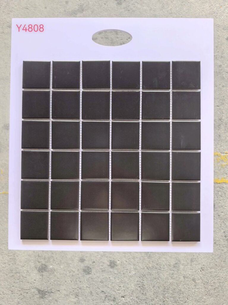 CM-CE-055 Black Ceramic Mosaic Tile mosaic tile