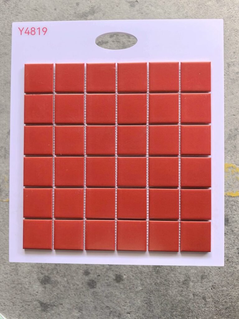 CM-CE-057 Red Ceramic Mosaic Tile mosaic tile