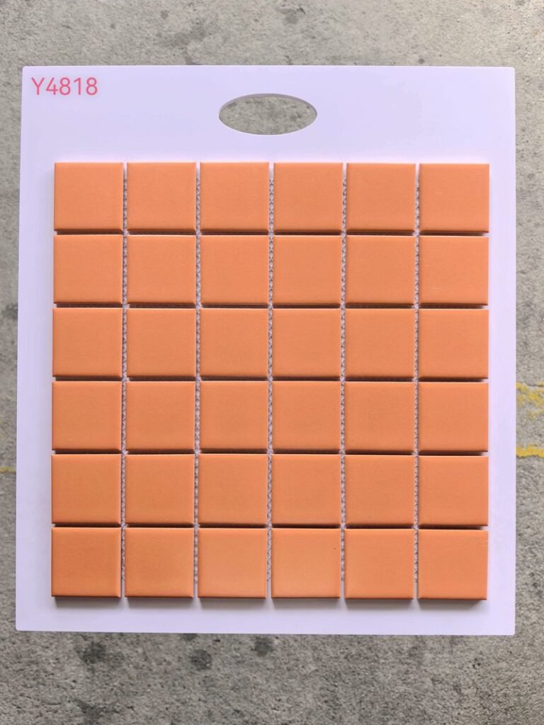 CM-CE-058 Orange Ceramic Mosaic Tile mosaic tile