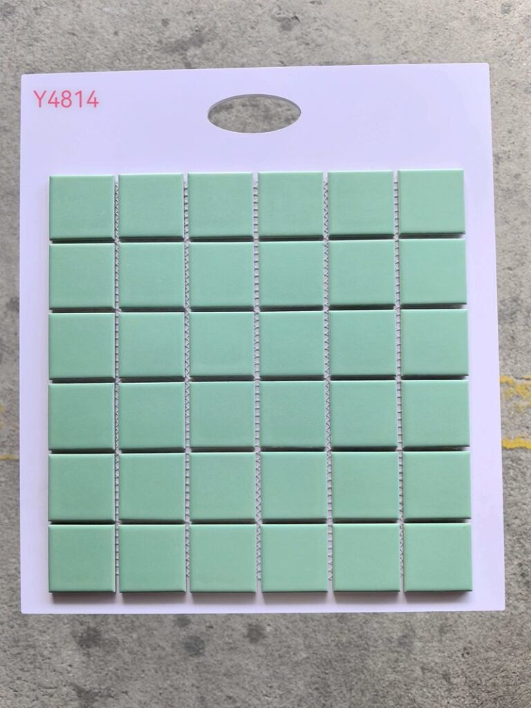 CM-CE-063 Mint Green Ceramic Mosaic Tile mosaic tile