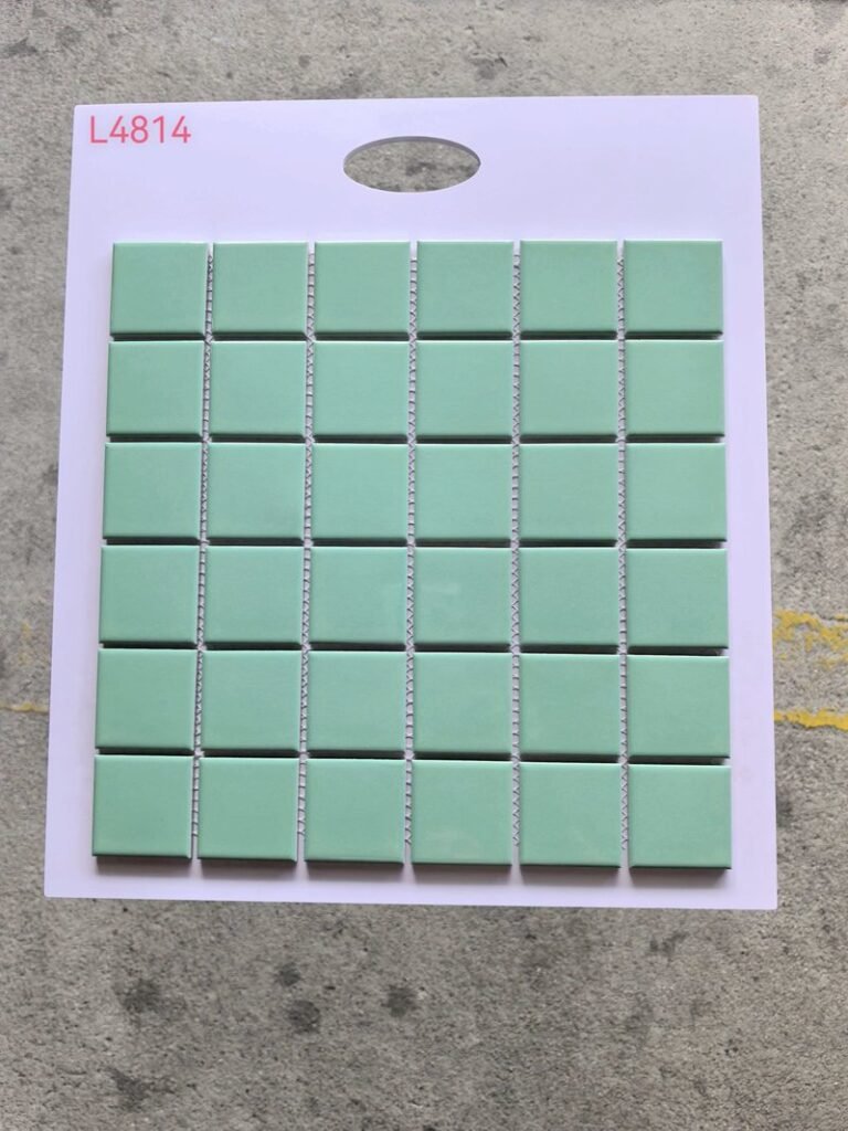 CM-CE-064 Seafoam Green Ceramic Mosaic Tile mosaic tile