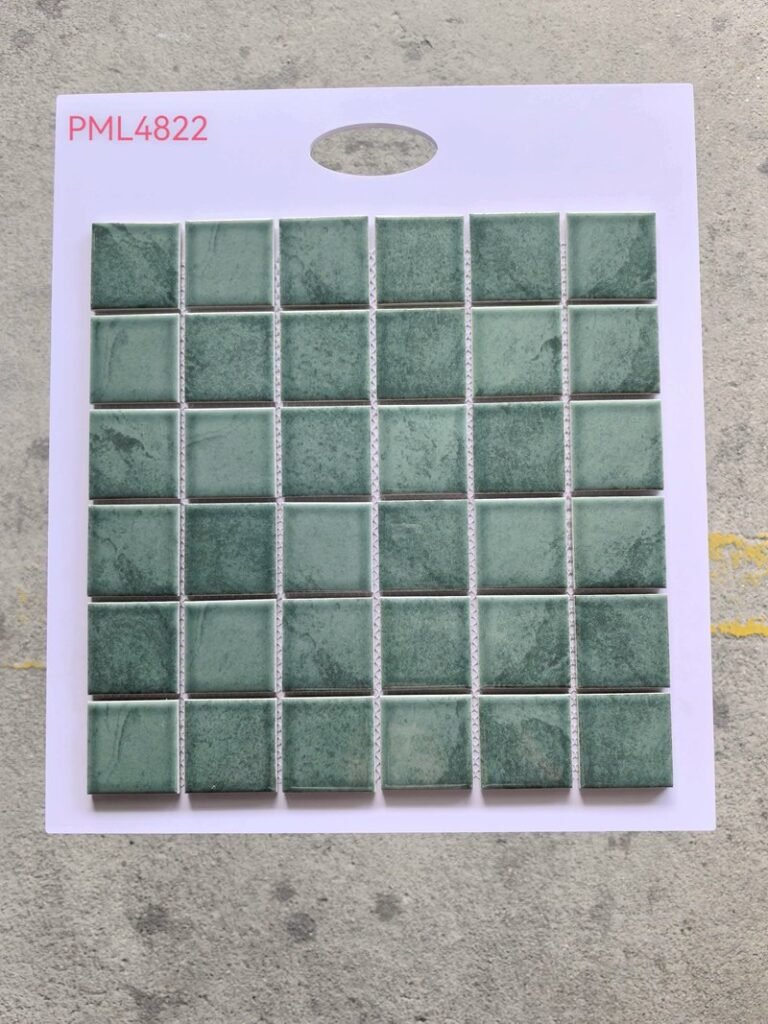 CM-CE-071 Dark Green Mix Ceramic Mosaic Tile mosaic tile