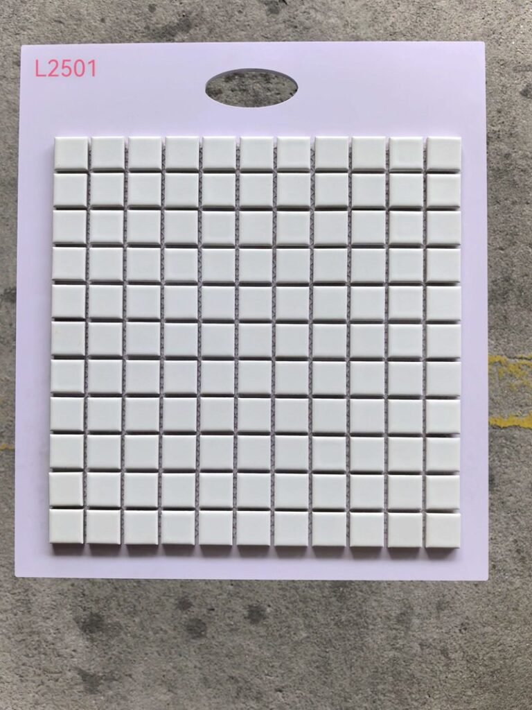 CM-CE-074 Off White Ceramic Mosaic Tile mosaic tile