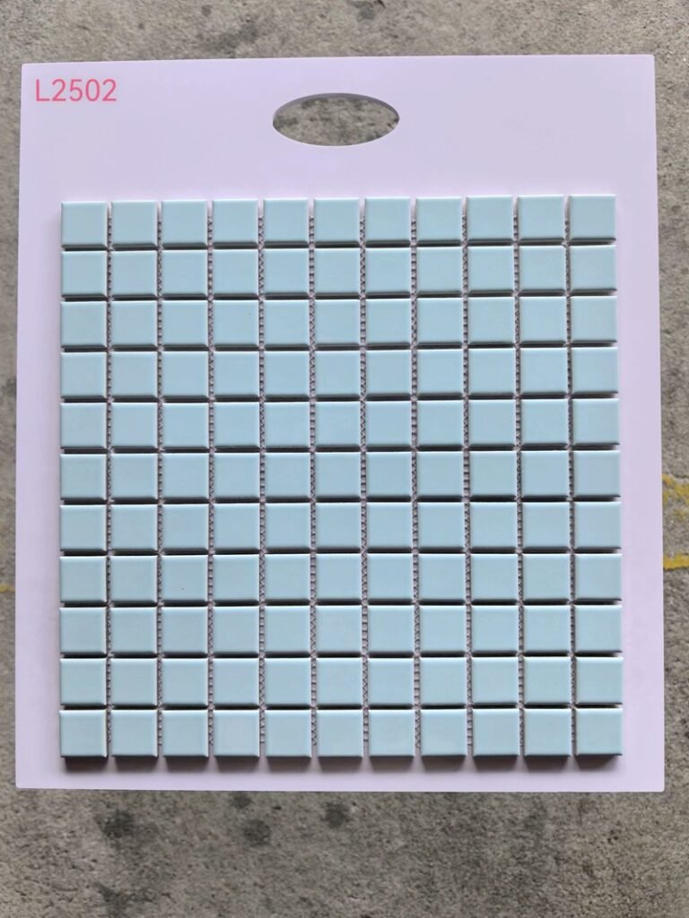 CM-CE-076 Light Blue Ceramic Mosaic Tile mosaic tile