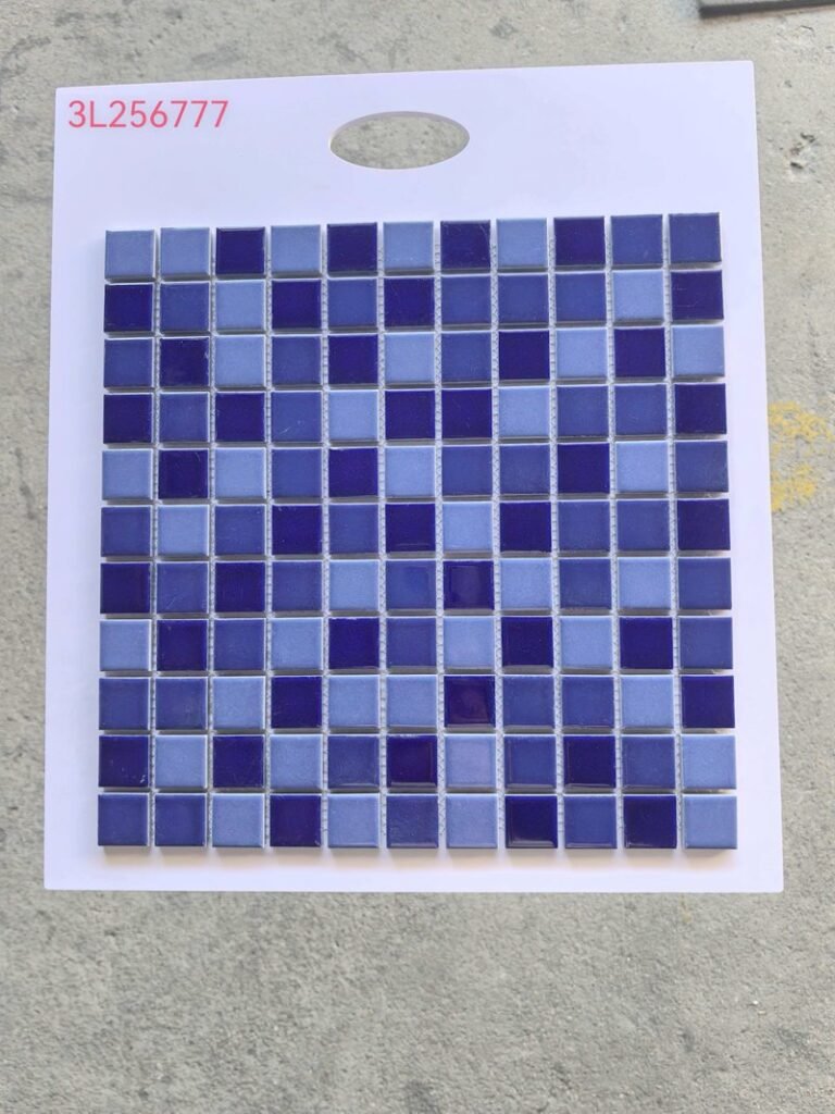 CM-CE-089 Deep Blue Mix Ceramic Mosaic Tile mosaic tile