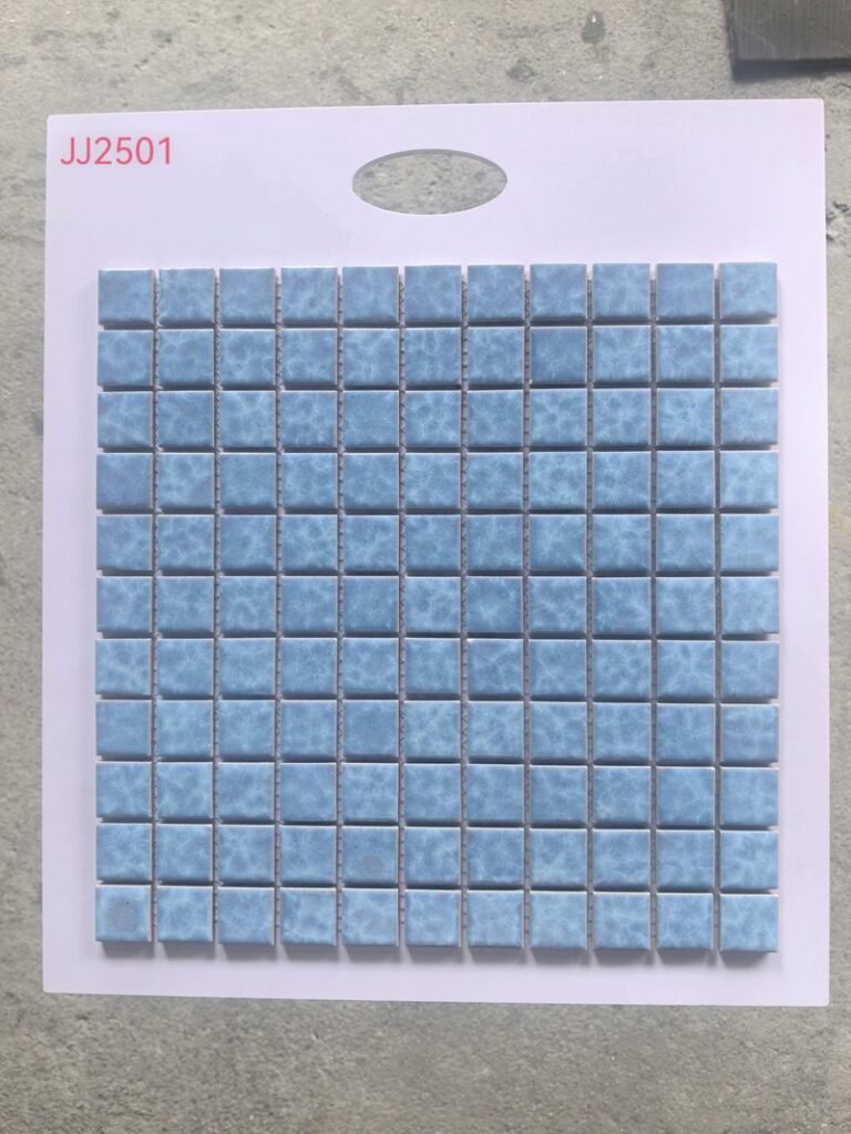 CM-CE-090 Medium Blue Ceramic Mosaic Tile mosaic tile