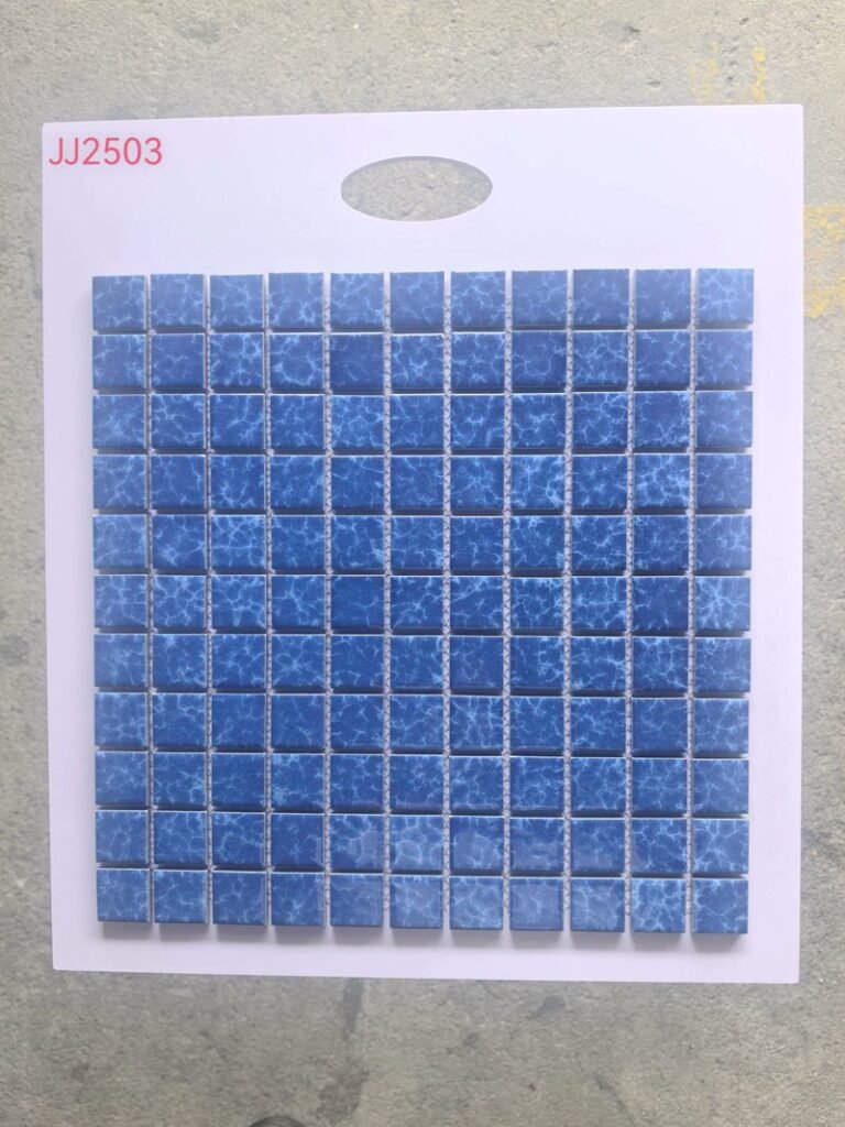 CM-CE-092 Blue Mix Ceramic Mosaic Tile mosaic tile