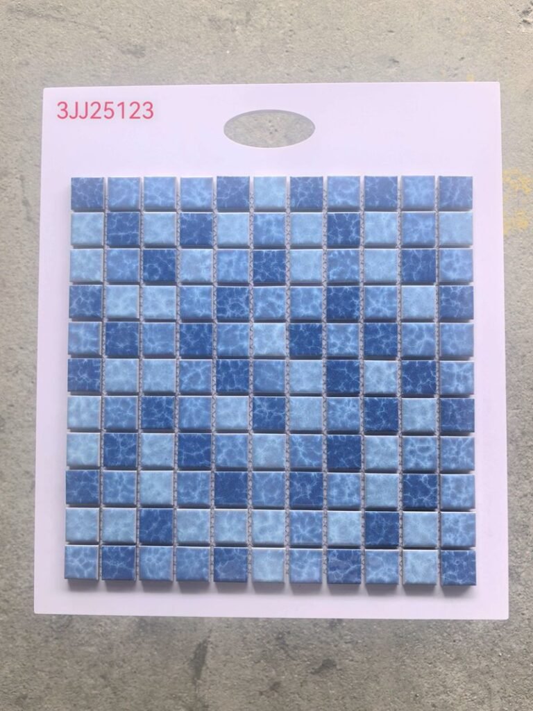CM-CE-093 Blue Mix Ceramic Mosaic Tile mosaic tile