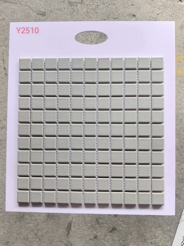 CM-CE-098 Beige Grey Ceramic Mosaic Tile mosaic tile