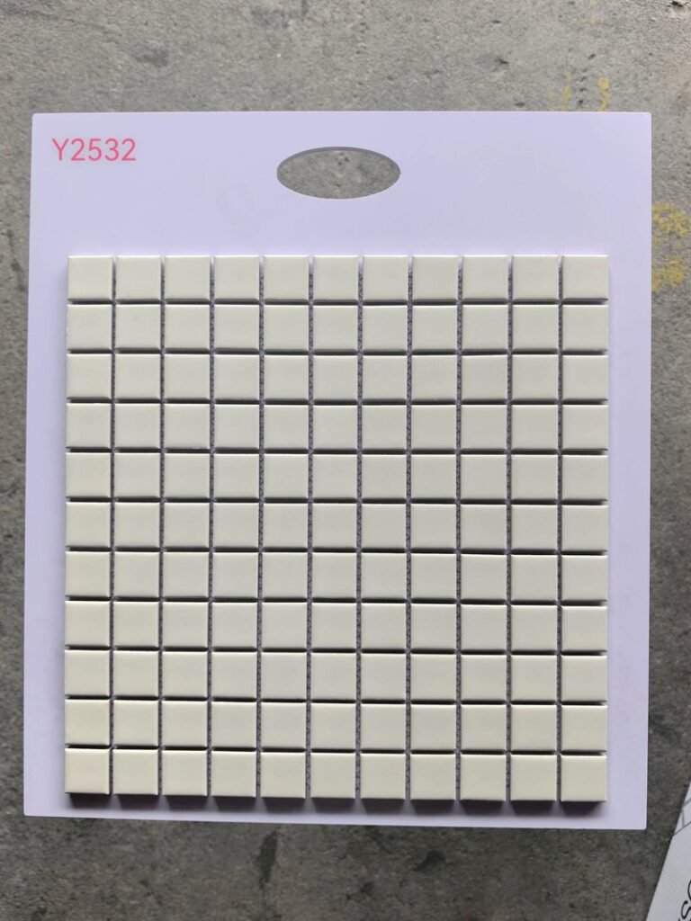 CM-CE-099 Cream Beige Ceramic Mosaic Tile mosaic tile