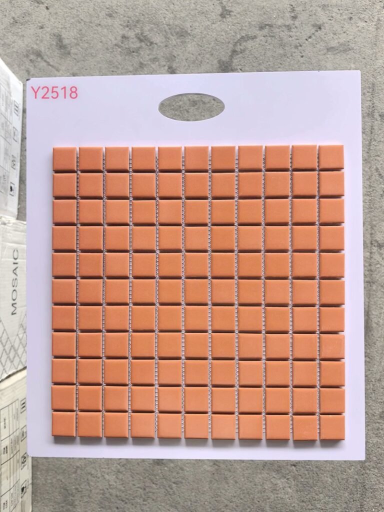 CM-CE-111 Orange Ceramic Mosaic Tile mosaic tile