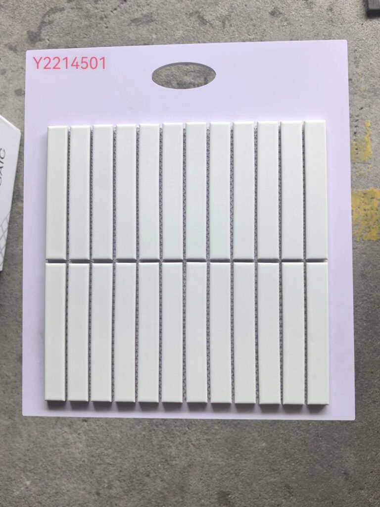 CM-CE-143 White Strip Ceramic Mosaic Tile mosaic tile
