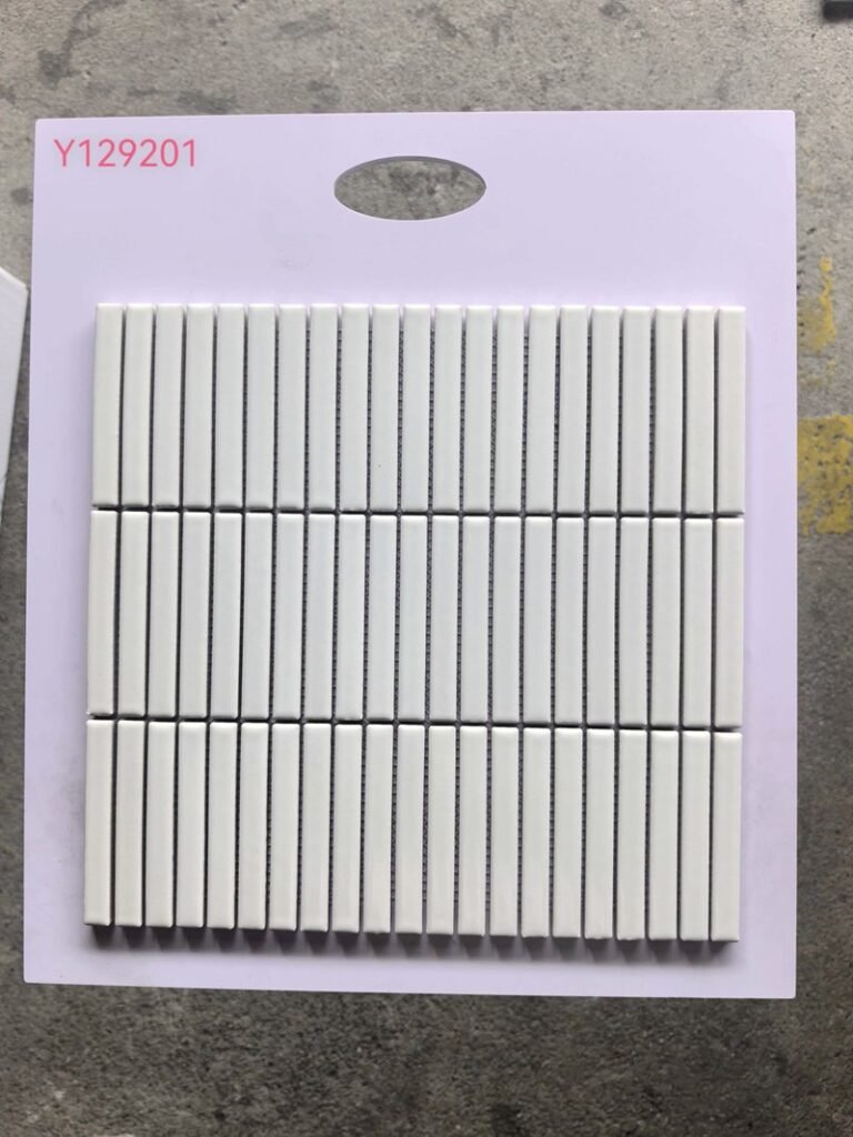 CM-CE-149 White Strip Ceramic Mosaic Tile mosaic tile