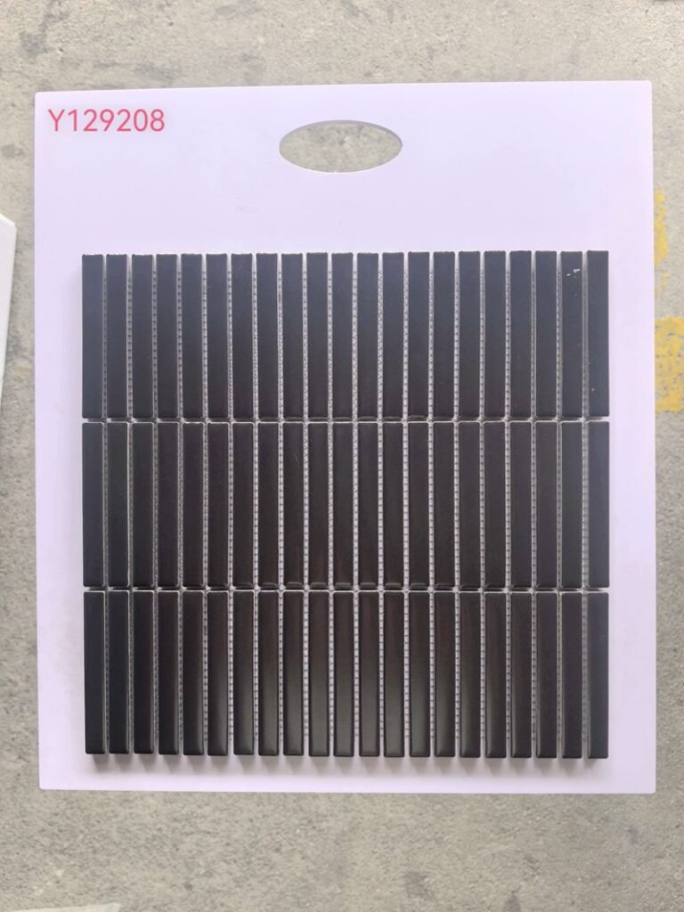 CM-CE-150 Charcoal Strip Ceramic Mosaic Tile mosaic tile