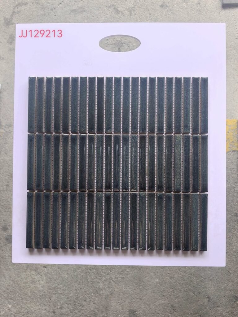 CM-CE-155 Charcoal Strip Ceramic Mosaic Tile mosaic tile