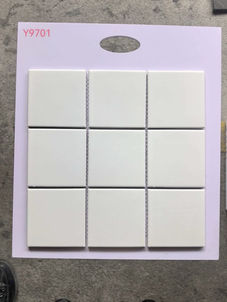 CM-CE-169 Off White Large Format Ceramic Mosaic Tile mosaic tile