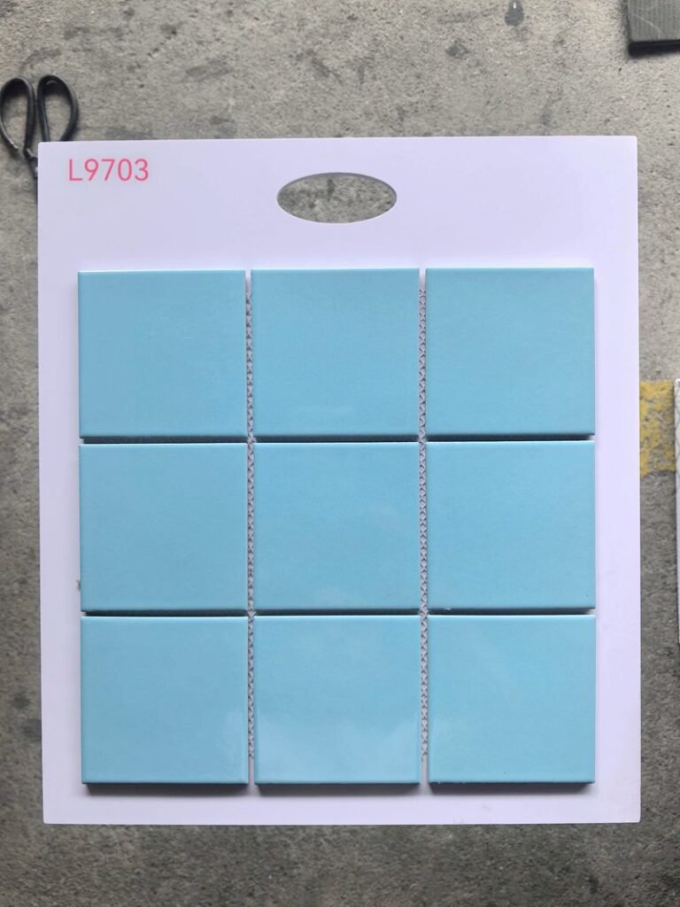 CM-CE-172 Aqua Blue Large Format Ceramic Mosaic Tile mosaic tile