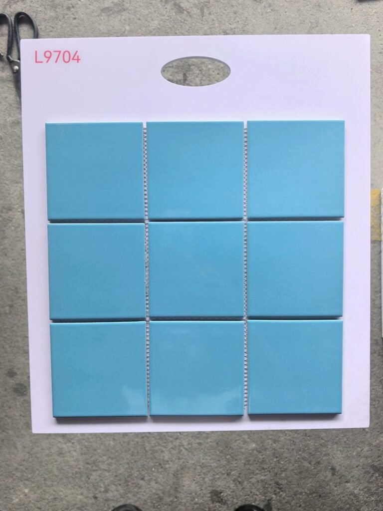 CM-CE-173 Medium Blue Large Format Ceramic Mosaic Tile mosaic tile