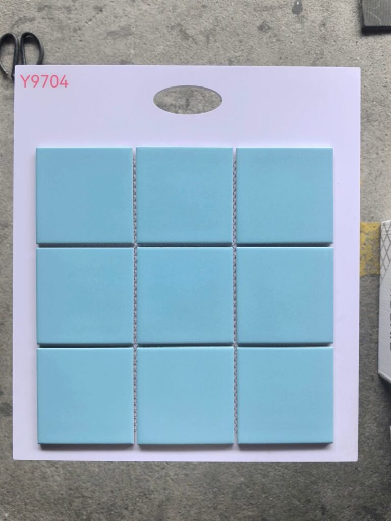 CM-CE-179 Aqua Light Blue Large Format Ceramic Mosaic Tile mosaic tile