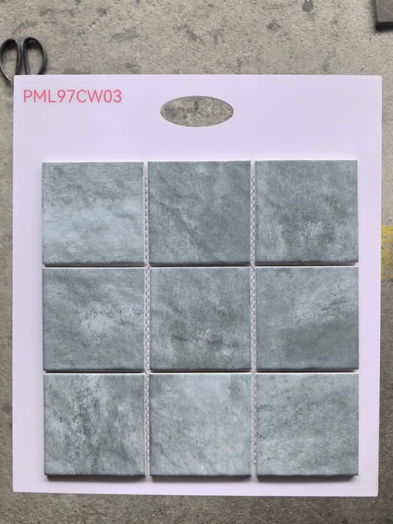 CM-CE-190 Grey Marble Large Format Ceramic Mosaic Tile mosaic tile