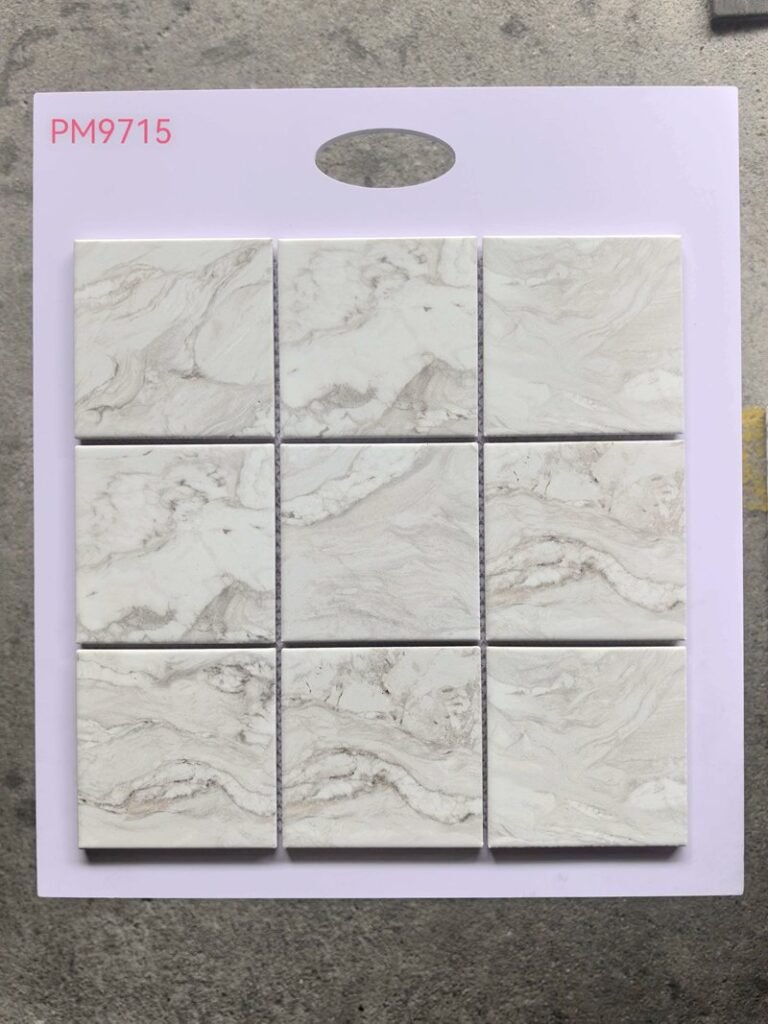 CM-CE-199 Beige Marble Large Format Ceramic Mosaic Tile mosaic tile