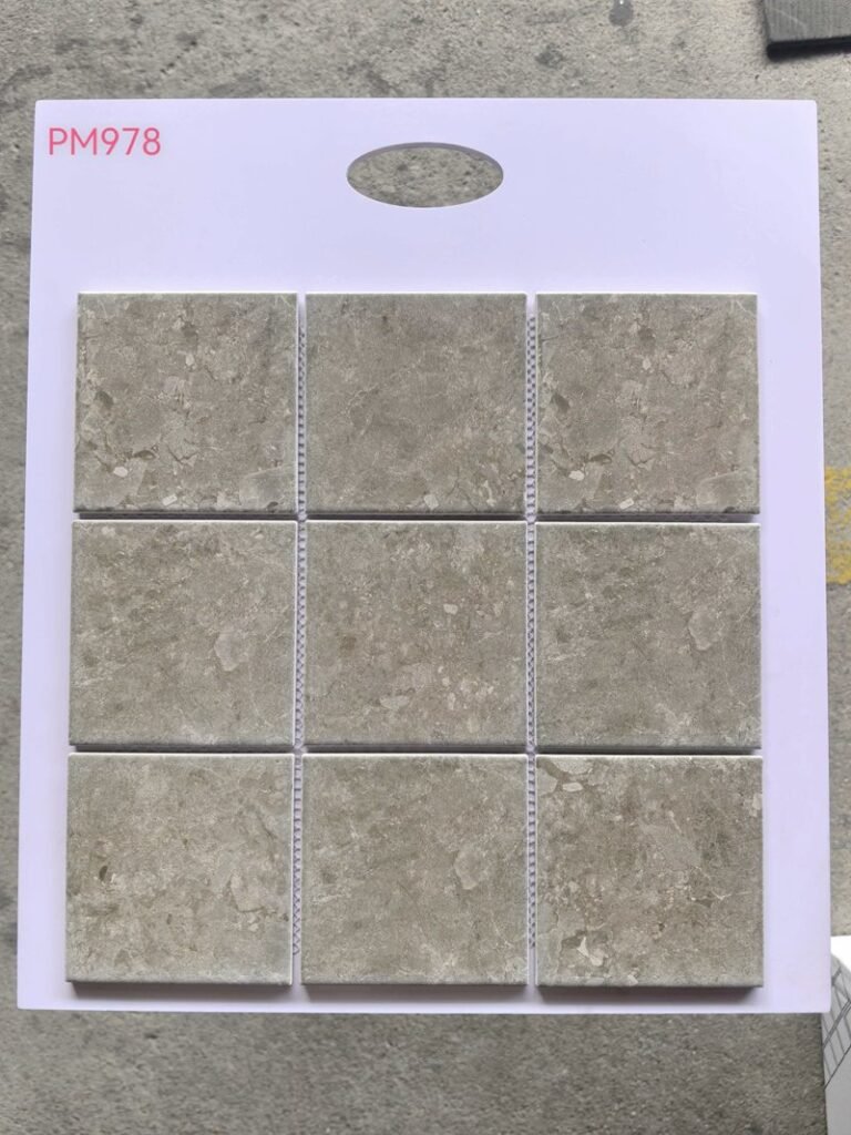 CM-CE-210 Grey Taupe Marble Large Format Ceramic Mosaic Tile mosaic tile