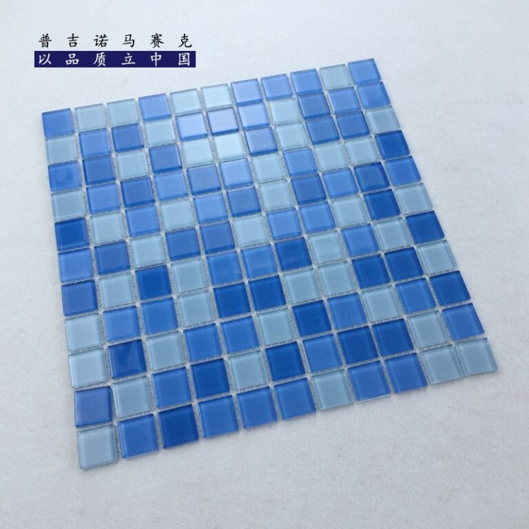 CM-CR-010 Blue Tones Mix Crystal Glass Mosaic Tile mosaic tile