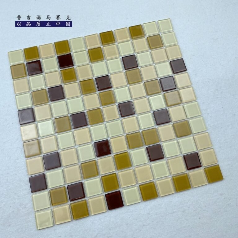 CM-CR-029 Brown Gold Mix Crystal Glass Mosaic Tile mosaic tile