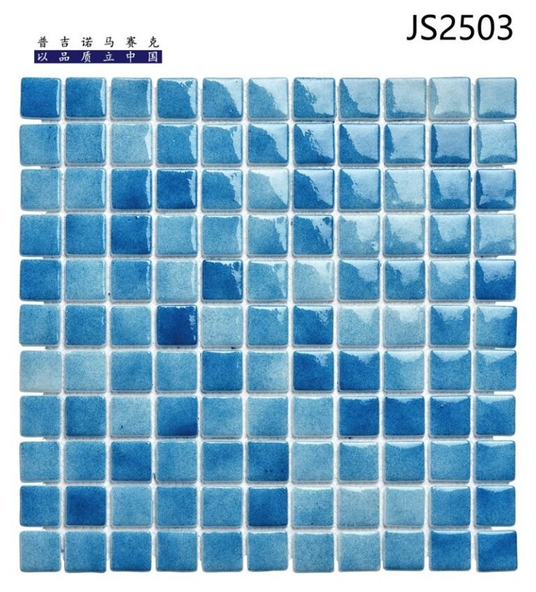 CM-CR-038 Blue Gradient Crystal Glass Mosaic Tile mosaic tile