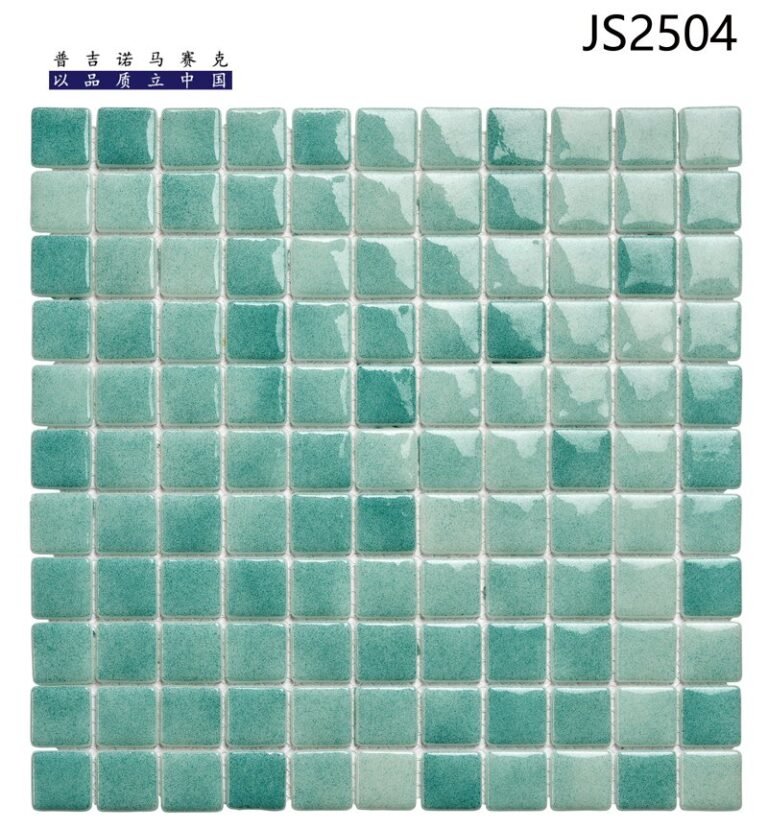 CM-CR-039 Green Gradient Crystal Glass Mosaic Tile mosaic tile