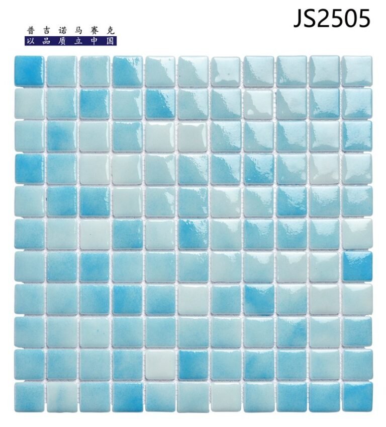 CM-CR-040 Aqua Gradient Crystal Glass Mosaic Tile mosaic tile