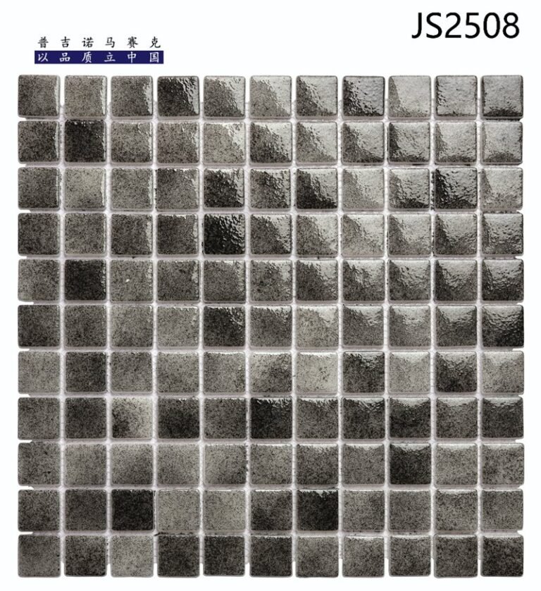CM-CR-043 Charcoal Gradient Crystal Glass Mosaic Tile mosaic tile