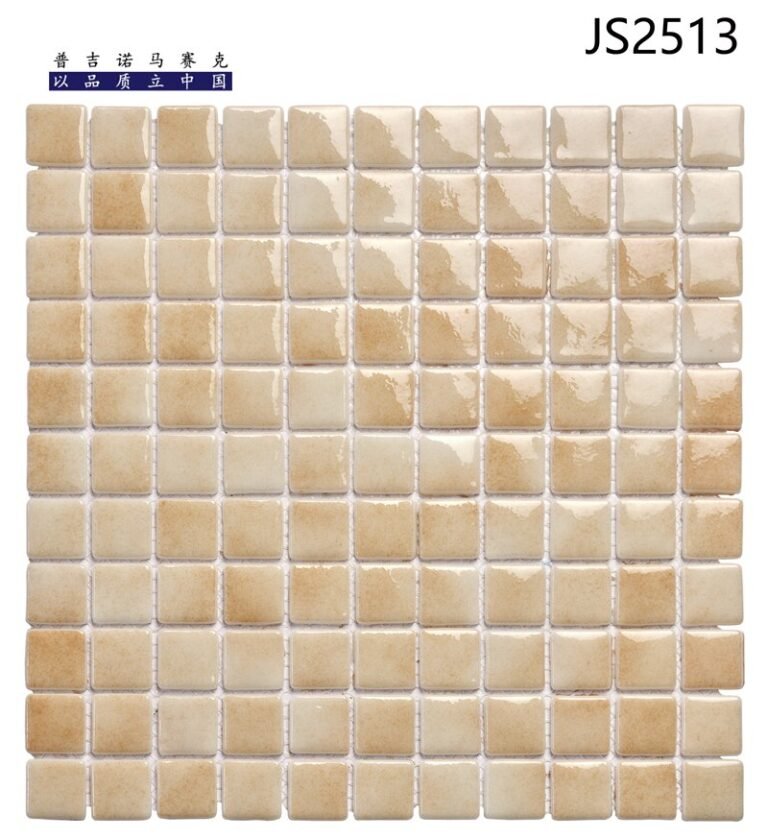 CM-CR-047 Beige Gradient Crystal Glass Mosaic Tile mosaic tile
