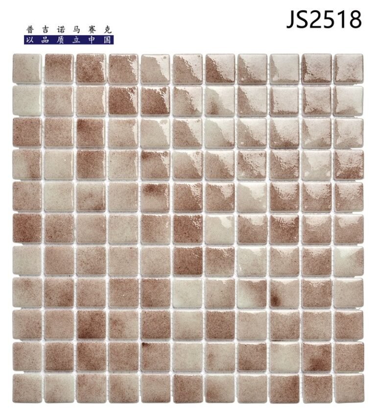 CM-CR-052 Sand Brown Gradient Crystal Glass Mosaic Tile mosaic tile