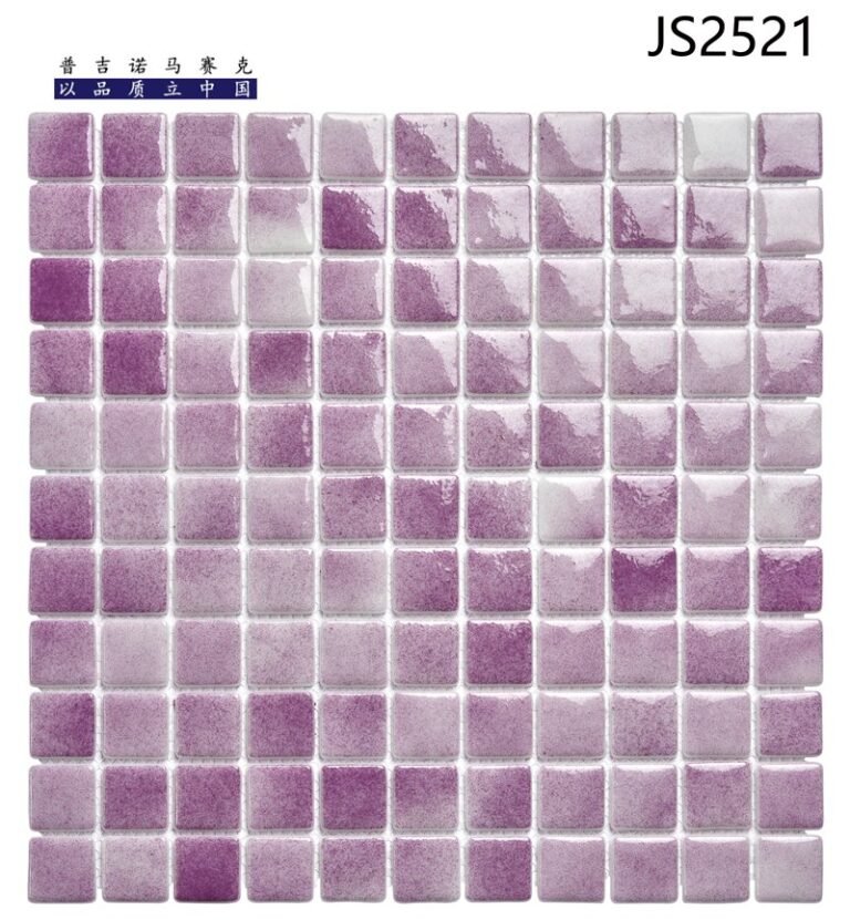 CM-CR-055 Lavender Gradient Crystal Glass Mosaic Tile mosaic tile