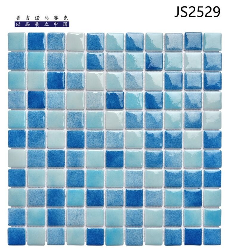 CM-CR-057 Blue Gradient Crystal Glass Mosaic Tile mosaic tile
